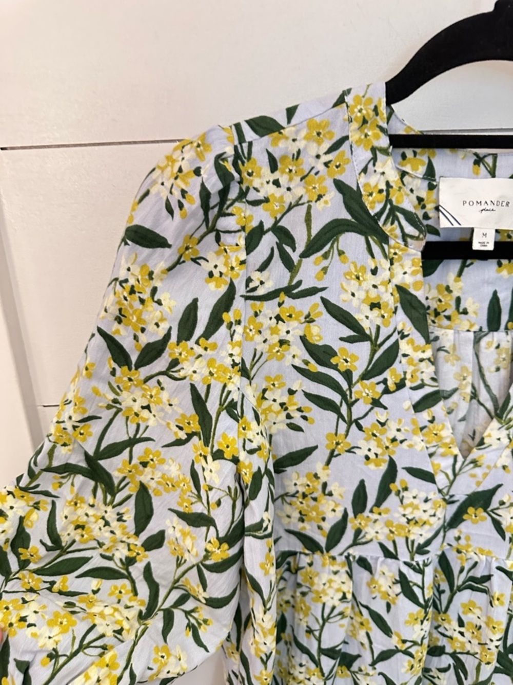 TUCKERNUCK POMANDER PLACE M Palmetto Garden kenzo smocked wrist midi dress boho - Picture 8 of 15